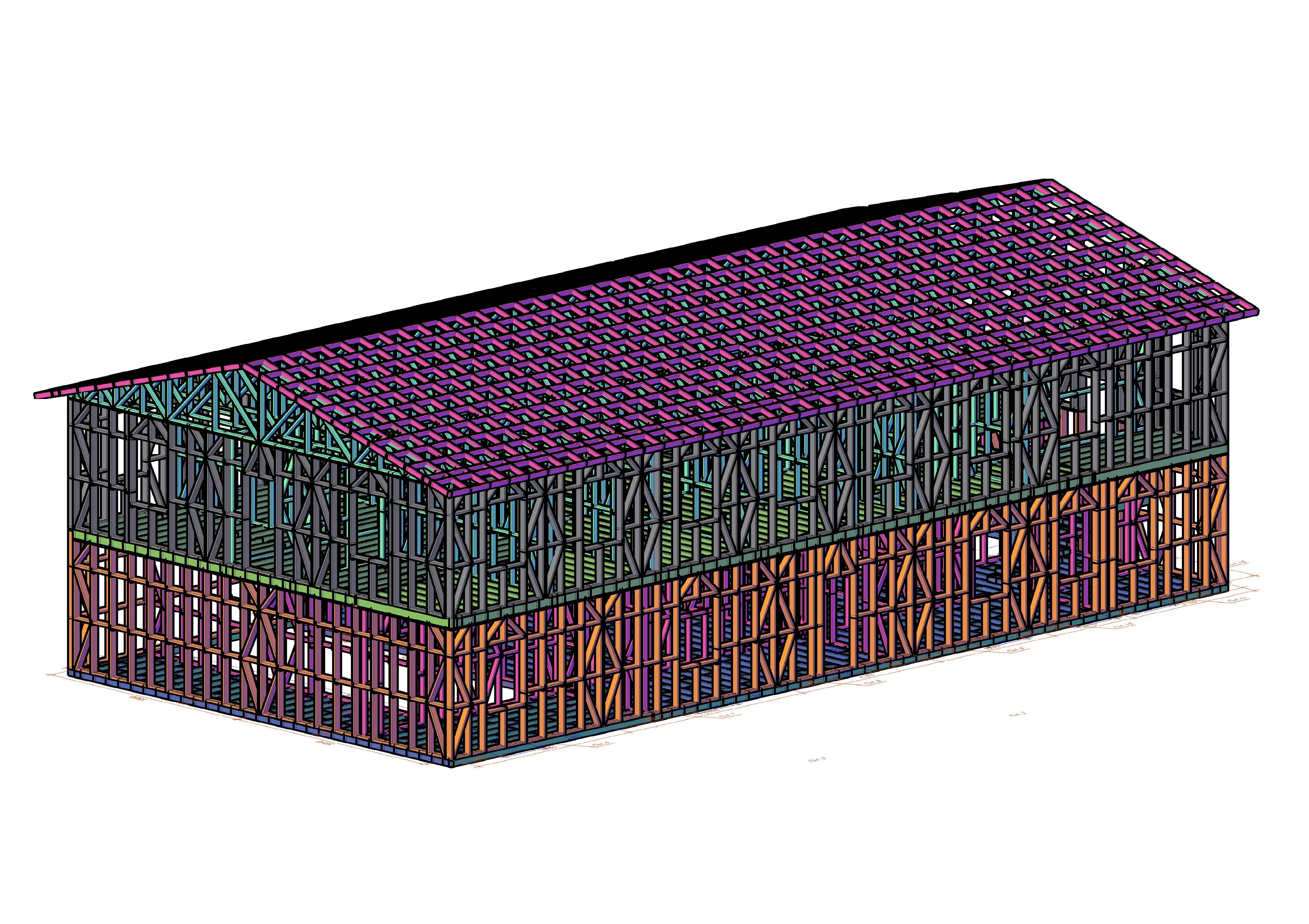 Общежитие/казарма 12х24