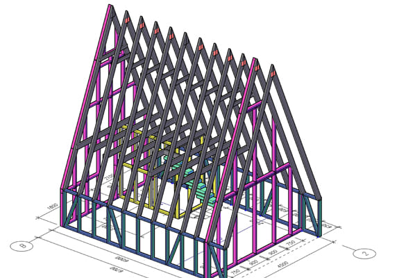 Дом из ЛСТК