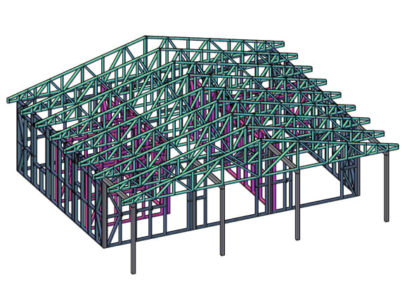 Дом из ЛСТК
