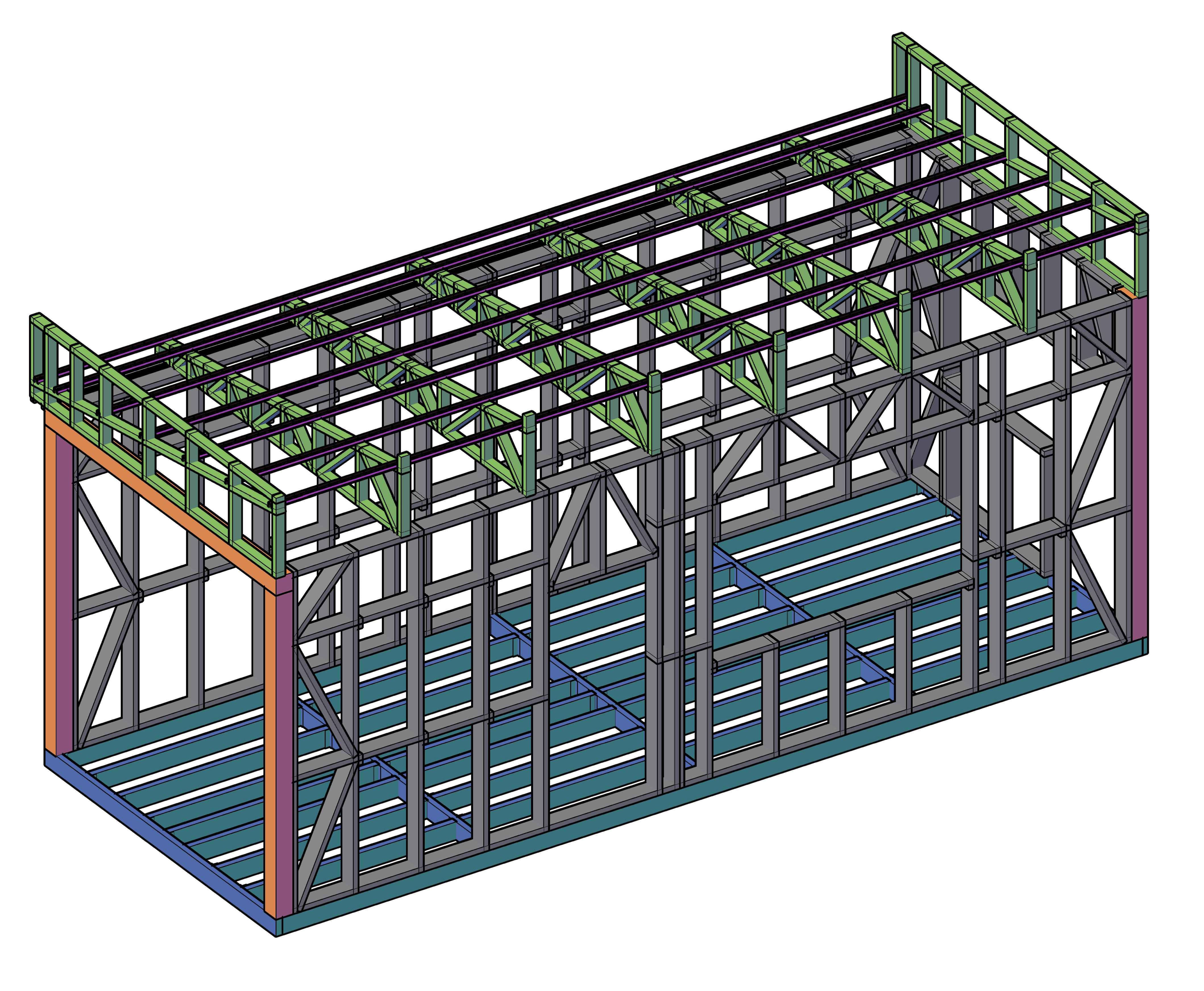 Торговый павильон 3,2х8,0 м.