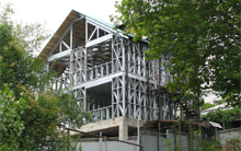Каркасное строительство дома из ЛСТК в Сочи